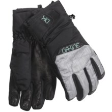 DaKine Tahoe Short Gloves - Waterproof, Insulated (For Women) in Silver - Closeouts