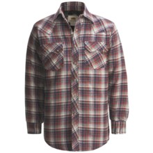 Dakota Grizzly Braxton Flannel Shirt - Long Sleeve (For Men in Lava - Closeouts
