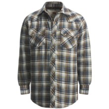 Dakota Grizzly Braxton Flannel Shirt - Long Sleeve (For Men in Olive - Closeouts
