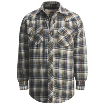 Dakota Grizzly Braxton Flannel Shirt - Long Sleeve (For Men in Olive
