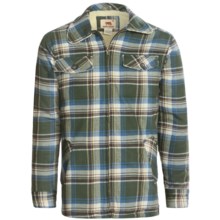 Dakota Grizzly Dustin Flannel Shirt - Sherpa-Lined, Long Sleeve (For Men) in Moss - Closeouts