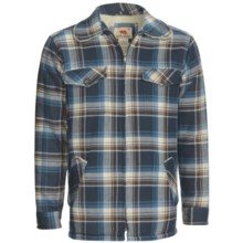 Dakota Grizzly Dustin Flannel Shirt - Sherpa-Lined, Long Sleeve (For Men) in Slate - Closeouts