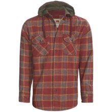 Dakota Grizzly Edison Flannel Hoodie Sweatshirt (For Men) in Rust - Closeouts