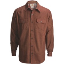 Dakota Grizzly Evan Shirt - Cotton Twill, Long Sleeve (For Men) in Coffee - Closeouts