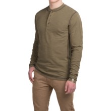 Dakota Grizzly Landon Slub Henley Shirt - Long Sleeve (For Men) in Moss - Closeouts