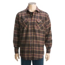 Dakota Grizzly Logger Flannel Shirt - Long Sleeve (For Men) in Java - Closeouts