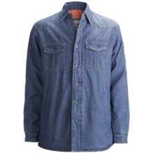Dakota Grizzly Ponderosa Denim Shirt Jacket (For Men) in Vintage Indigo - Closeouts