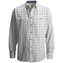 Dakota Grizzly Randall Plaid Shirt - Cotton Chambray, Long Sleeve (For Men) in Avacado - Closeouts