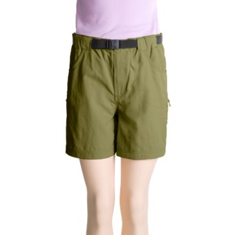 Dakota Grizzly River Shorts - Belted (For Women) in Olive