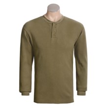 Dakota Grizzly Scout Henley Shirt - Long Sleeve (For Men) in Moss - Closeouts