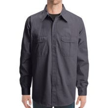 Dakota Grizzly Solid Twill Shirt - Long Sleeve (For Men) in Black - Closeouts