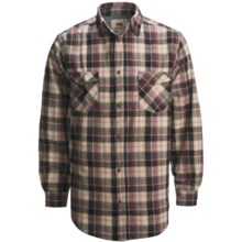 Dakota Grizzly Spencer Flannel Shirt - Long Sleeve (For Men) in Raven - Closeouts