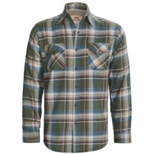 Dakota Grizzly Travis Flannel Shirt - Long Sleeve (For Men) in Moss - Closeouts