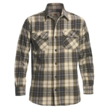 Dakota Grizzly Woodsman Brawny Flannel Shirt - Long Sleeve (For Men) in Moss - Closeouts