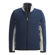 Dale of Norway Blafjell Wool Sweater - Water Repellent in Blue/White - Closeouts