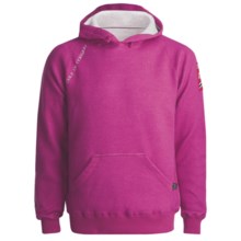 Dale of Norway Folgefonn Merino Fleece Pullover - Hoodie Sweatshirt (For Men and Women) in Fuschia Red - Closeouts