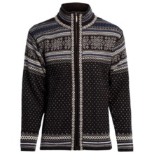 Dale of Norway Grotli Sweater - Merino Wool (For Men and Women) in Black/Off White/Indigo/Cream - Closeouts