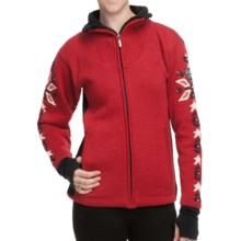Dale of Norway Istind Windstopper® Jacket (For Women) in Raspberry/Black Cream - Closeouts
