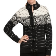 Dale of Norway Stjerne Sweater - Merino Wool (For Women) in Black/Off White - Closeouts