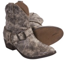 Dan Post Hitchiker Short Western Boots - Leather (For Women) in Stone - Closeouts