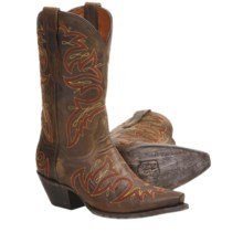 Dan Post Roxanne Cowboy Boots - 11”, Snip Toe (For Women) in Tan - Closeouts