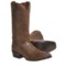 Dan Post Seattle Ostrich Leg Cowboy Boots - 13”, Square Toe (For Men) in Bay Apache