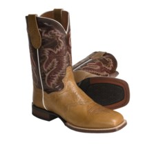 Dan Post Turner Cowboy-Certified Cowboy Boots - Broad Square Toe (For Men) in Honey - Closeouts