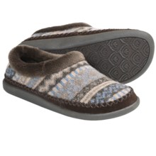 Daniel Green Adelyn Slippers - Lambswool (For Women) in Chocolate - Closeouts