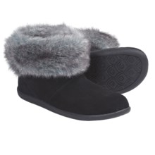 Daniel Green Cecilia Slipper Boots - Suede (For Women) in Black - Closeouts