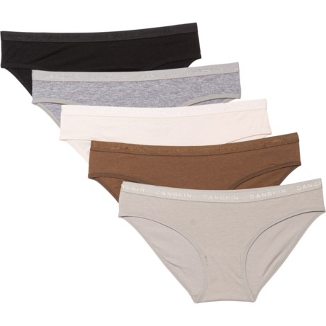 Danskin Stretch Organic Cotton Panties Pack Bikini Briefs Save