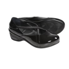 Dansko Avery Shoes - Leather (For Women) in Black Patent - Closeouts