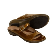 Dansko Colette Sandals - Leather (For Women) in Toffee Crinkle Patent - Closeouts