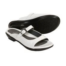 Dansko Colette Sandals - Leather (For Women) in White Crinkle Patent - Closeouts