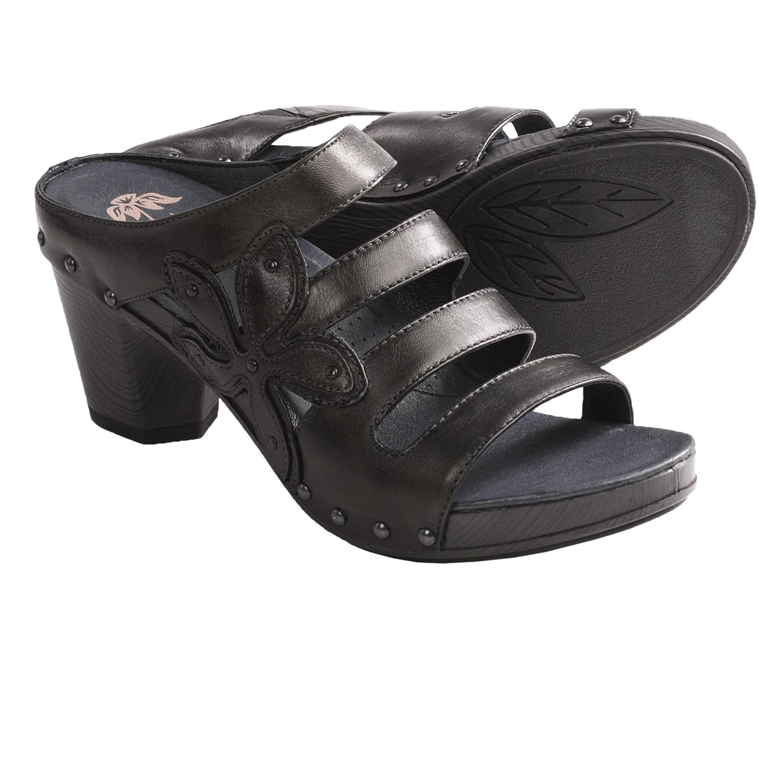 Dansko Nigella Sandals - Leather (For Women) in Graphite Brush Off
