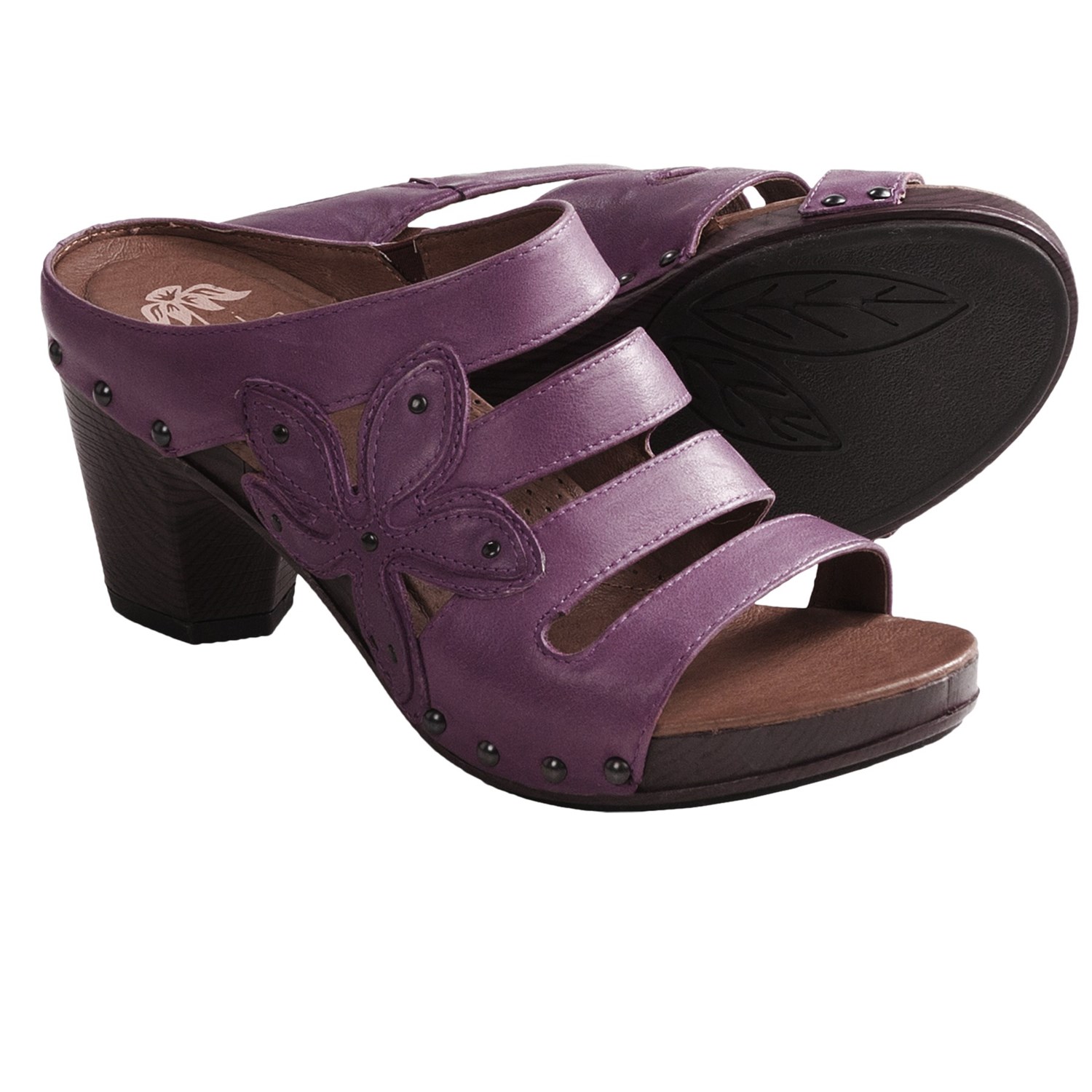 Dansko Nigella Sandals - Leather (For Women) in Violet Full Grain
