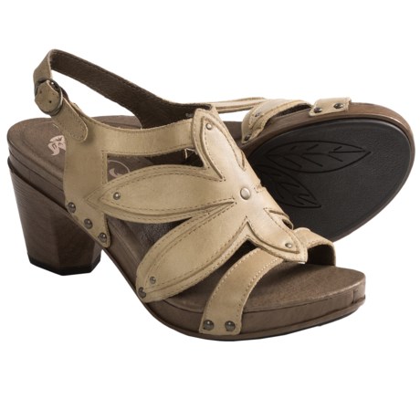 Dansko Nina Sandals - Leather (For Women) in Graphite Brush Off