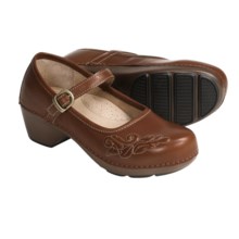 Dansko Savanna Mary Jane Shoes - Leather (For Women) in Saddle - Closeouts