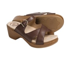 Dansko Sela Sandals - Leather (For Women) in Brown Pull Up - Closeouts
