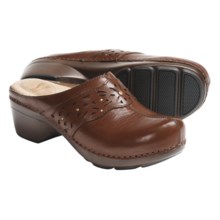 Dansko Shyanne Clogs - Leather (For Women) in Saddle Full Grain - Closeouts