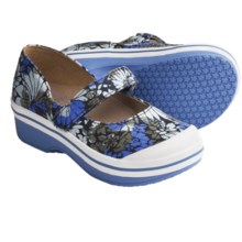 Dansko Valentine Mary Jane Shoes - Canvas (For Girls) in Blue Hawaii - Closeouts
