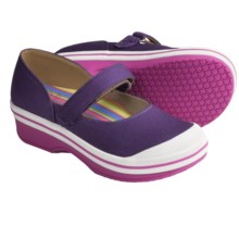 Dansko Valentine Mary Jane Shoes - Canvas (For Girls) in Purple - Closeouts