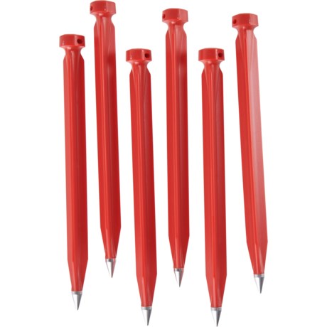 MSR Dart Stakes - 6-Pack, 9? - RED ( )