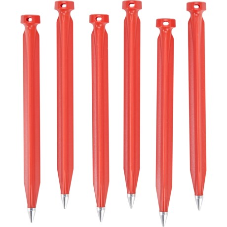 MSR Dart Tent Stakes Kit - 6-Piece, 6? - RED ( )