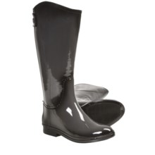 Dav Equestrian Rain Boots - Waterproof (For Women) in Gunmetal - Closeouts