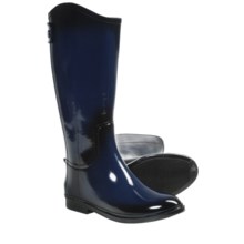 Dav Equestrian Rain Boots - Waterproof (For Women) in Navy - Closeouts