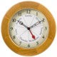 DayClock Contemporary Clock - Oak