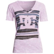 DC Shoes Blanko T-Shirt - Cotton Jersey, Short Sleeve (For Women) in Orchid - Closeouts