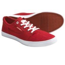 DC Shoes Bristol Canvas Skate Shoes (For Women) in Athletic Red/White - Closeouts