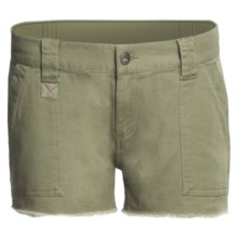DC Shoes Catch Me Cargo Shorts - Brushed Twill (For Women) in Olive - Closeouts