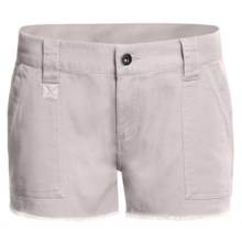 DC Shoes Catch Me Cargo Shorts - Brushed Twill (For Women) in Victorias Black - Closeouts